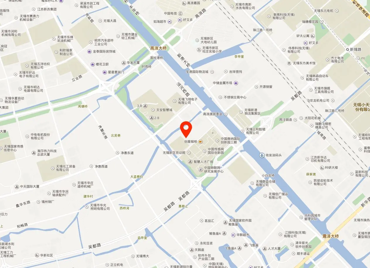 新吴区中科智慧信息产业园地图位置